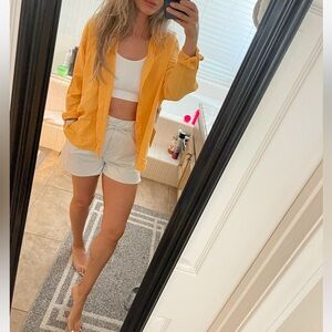 Wilfred Free Boyfriend Linen Shirt- Gd Playful Apricot- Size S